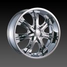 24" Velocity VW725 Wheels Chrome  Rim 24x9.5 Chrome 5x120