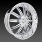 24" Red Sport Wheels Rsw 99 Chrome Rim 24x9.5 Offset 13 Chrome 5x135