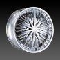 24" Red Sport Wheels Rsw 66 Chrome Rim 24x9.5 Offset 13 Chrome 5x135
