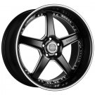 20" VERTINI DRIFT WHEELS 20X8.5 20X10 MATTE BLACK FITS HONDA 4pc - 1SET