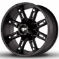 16" Red Dirt Road Wheels Off Road Thunder RD-06 Wheels Black Truck Rim (1Set)