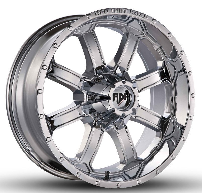 20" RDR Off Road DIRT RD01 Wheels Chrome Truck Rim (1Set)