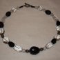 Agate, Onyx and Faceted Crystal Necklace - DMD 0218