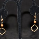 Swarovski Pearl and Gold Earrings - DMD0402