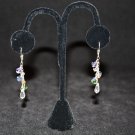Ocean Colored Swarovski Crystal Earrings - DMD0412