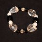 Onyx, Glass, White Jade and Crystal Bracelet - DMD1922