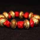 Red Coral Chunk Bracelet - DMD1900