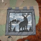 quilted deer wall hanging