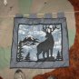quilted deer wall hanging
