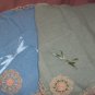 crocheted laced wash cloth's