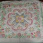 hand quilted lap quilt/baby quilt