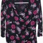 BRIGGS Print Knit Top, Small