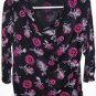 BRIGGS Print Knit Top, Small