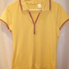 LIZ GOLF Yellow Polo Shirt, M