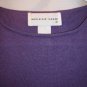 Purple Silk Sweater, Small, AUGUST SILK