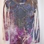 Graphic Print Knit Top, Medium, DECREE