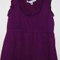 AMERICAN EAGLE Dark Purple Knit Top, Juniors S