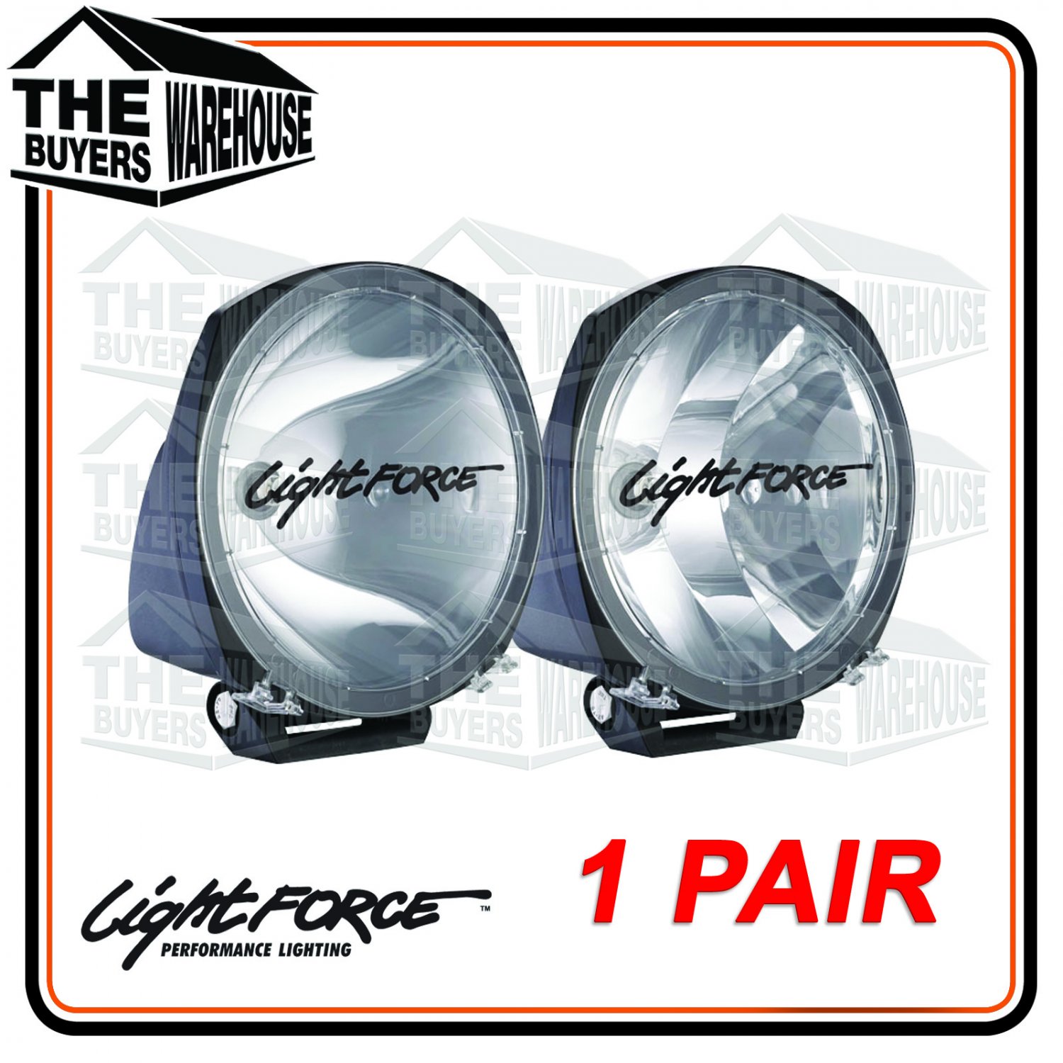 LIGHTFORCE 210, GENESIS DRIVING LIGHTS LAMPS + GENUINE LIGHTFORCE WIRING HARNESS