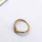 18K Gold Plated Crystals Ring