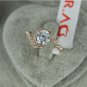 Crystal Ring 18K Gold Plated