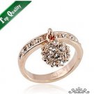 18K Champagne Gold Plated Wedding Ring
