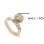 18K Champagne Gold Plated Wedding Ring