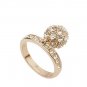 18K Champagne Gold Plated Wedding Ring
