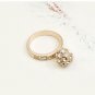 18K Champagne Gold Plated Wedding Ring