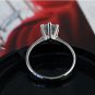 Six Claw 18K Platinum Plated Wedding Ring