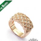 18K Champagne Gold Plated Wedding Ring