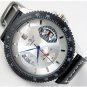 Automatic mechanical Watches White Face PU strap SLZ03