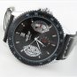 Automatic mechanical Watches Black Face PU strap SLZ03