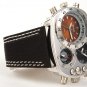 Deluxe Thermometer Quartz Oulm Watch GMT time watches for men OU11