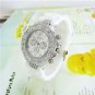 Geneva Watch Silicone Strap Quartz Watches LJX14