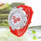 Geneva Watch Silicone Strap Quartz Watches LJX14
