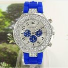 Geneva Watch Silicone Strap Quartz Watches LJX14