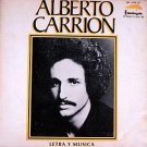 ALBERTO CARRION - Letra Y Musica - LP