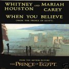 WHITNEY HOUSTON / MARIAH CAREY - The Prince of Egypt: When You Believe - CD Single