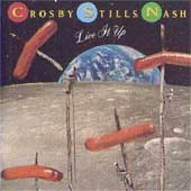 CROSBY, STILL & NASH - Live It Up (1990) - Cassette Tape