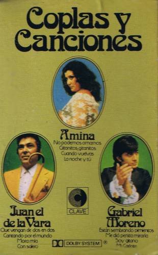 JUAN EL DE LA VARA / AMINA / GABRIEL MORENO - Coplas Y Canciones - Cassette Tape