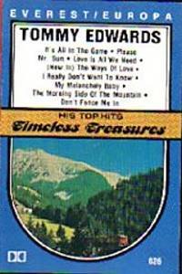 TOMMY EDWARDS - His Top Hits (1986) - Cassette tape