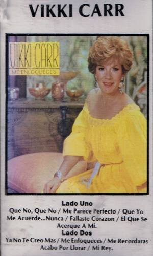 VIKKI CARR - Me Enloqueces (1987) - Cassette Tape