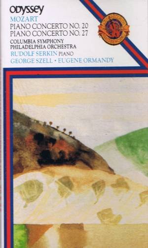 MOZART - Piano Concertos No 20 & 27 / Serkin, Ormandy, Szell (1987) - Cassette Tape