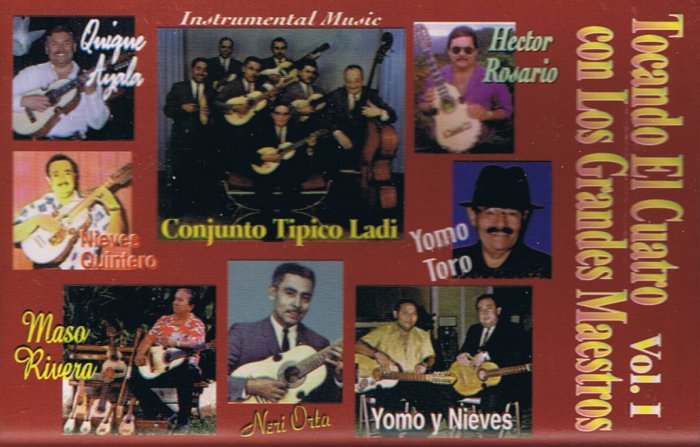 VARIOS ARTISTAS - Tocando El Cuatro Vol. 1- Cassette Tape