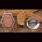 Silver "Button" 1" Adjustable Ring