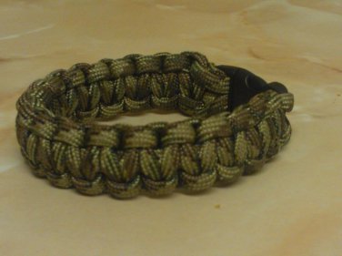 One Colour Cobra Weave Bracelet with 3/8" Buckle