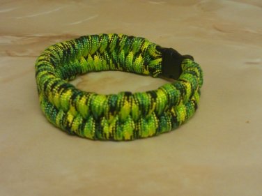 One Colour Fishtail Weave Bracelet with 3/8" Buckle
