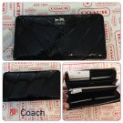 Coach Madison Diagonal Pleated Patent Accordion Zip