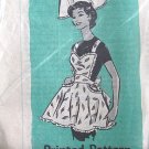 4922 1950's Vintage Mail Order Printed Apron Pattern