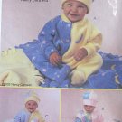 M3890 2002 Infants Jumpsuit, Blankets & Hat Sewing Pattern